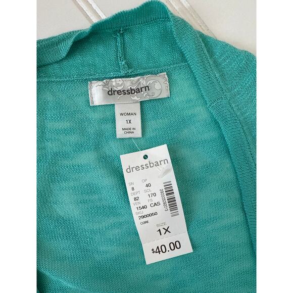 NWT Dressbarn Open Cardigan Size 1X & Sleeveless Midi Dress Bundle Size 16 - Picture 10 of 11